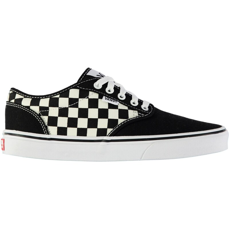 Vans Atwood Checkers Canvas Shoes, black/natural