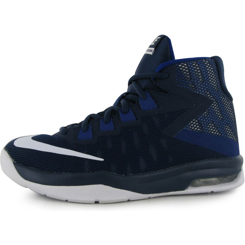 Basketbalové boty Nike Air Devosion Shoes dět. námořnická modrá/bílá