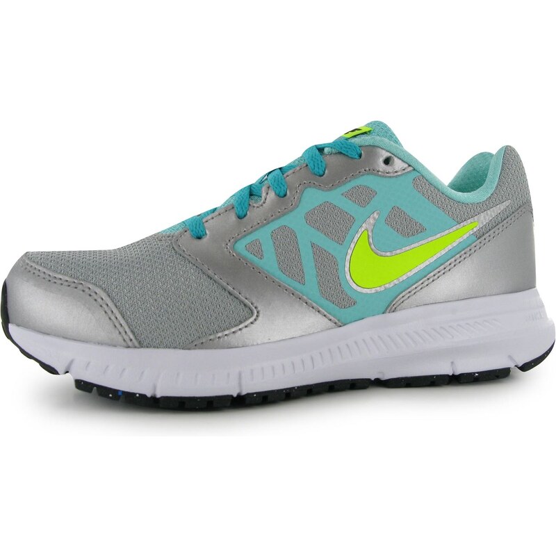 Nike Dart 10 Running Shoes Girls MetSilver/Volt