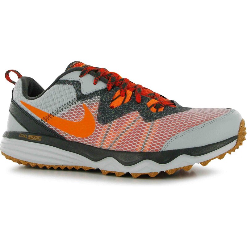 boty Nike Dual Fusion pánské Trail Running Shoes Grey/Orange