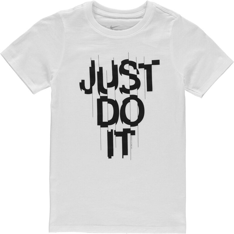 Tričko Nike Oversize Just Do It dět. bílá