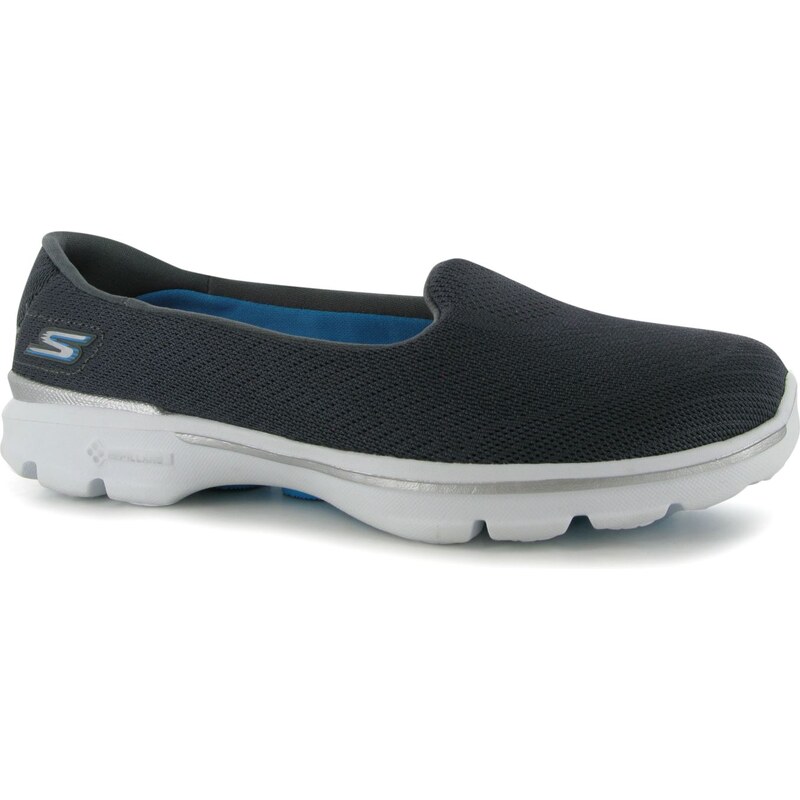 Látkové boty Skechers Go Walk 3 Insight dám. modro-šedivá