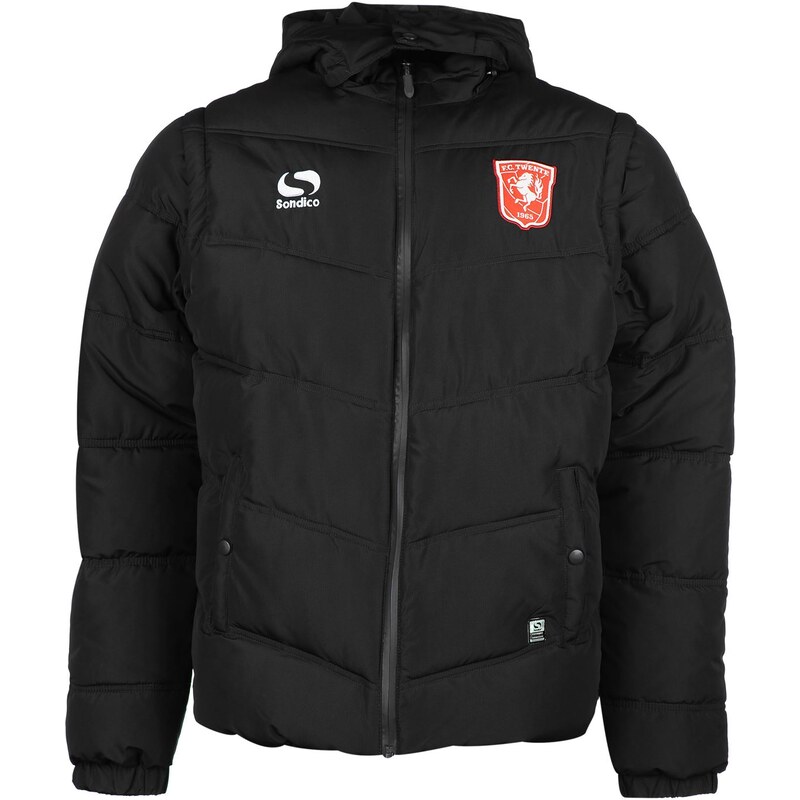 Zimní bunda Sondico FC Twente Evolution Insulated pán. černá/červená