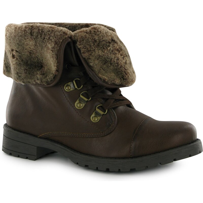 SoulCal Soucal frost hiker Boots Brown PU