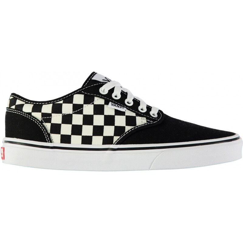 Vans Atwood Checkers Canvas Shoes, black/natural