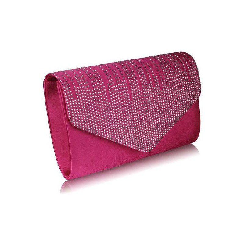 LS Fashion společenská kabelka LS0070 růžová