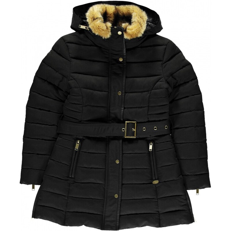 Firetrap Luxury Bubble Padded Jacket Junior Girls, black