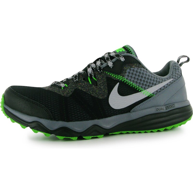 boty Nike Dual Fusion pánské Trail Running Shoes Black/Silv/Grey