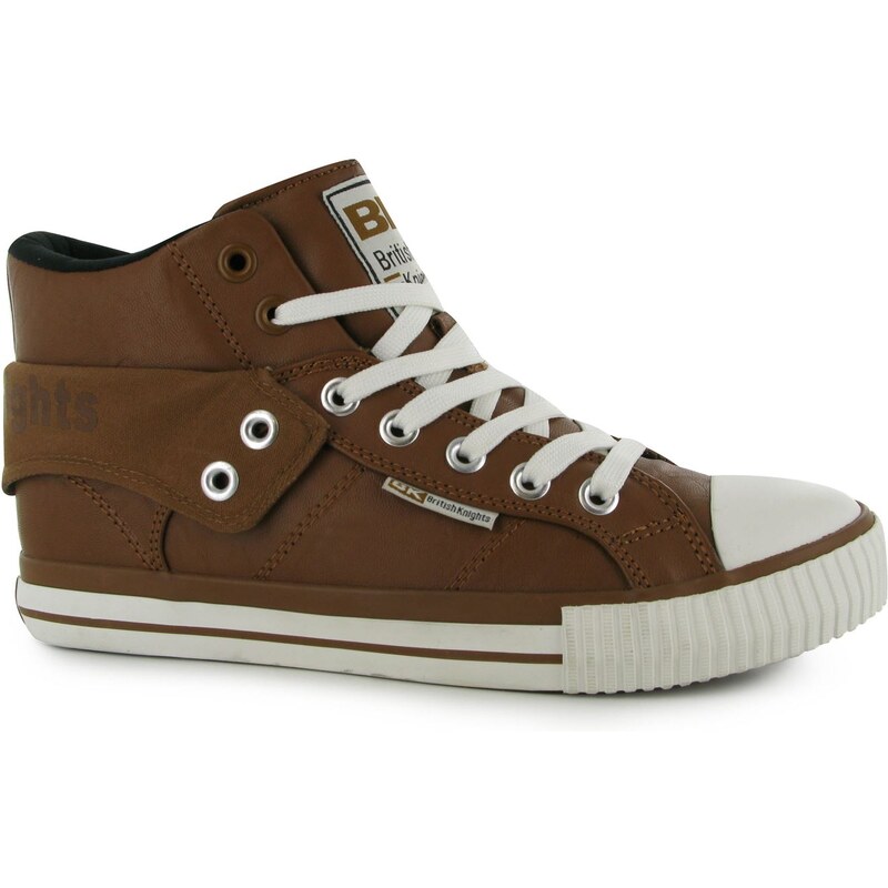 British Knights Roco Fold PU pánské Trainers Chestnut/Black