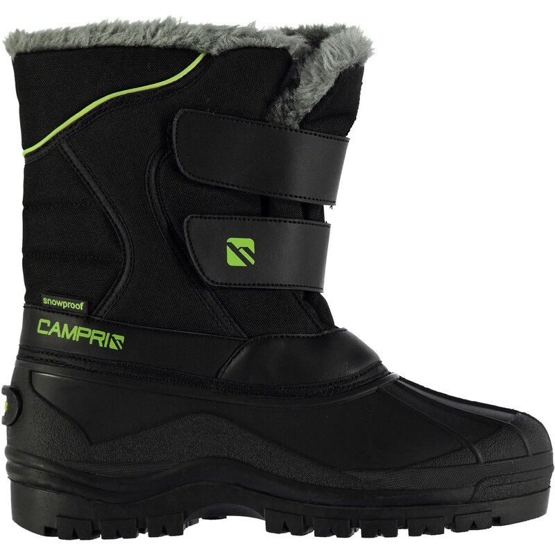 Zimní boty Campri Snow dět. černá/zelená