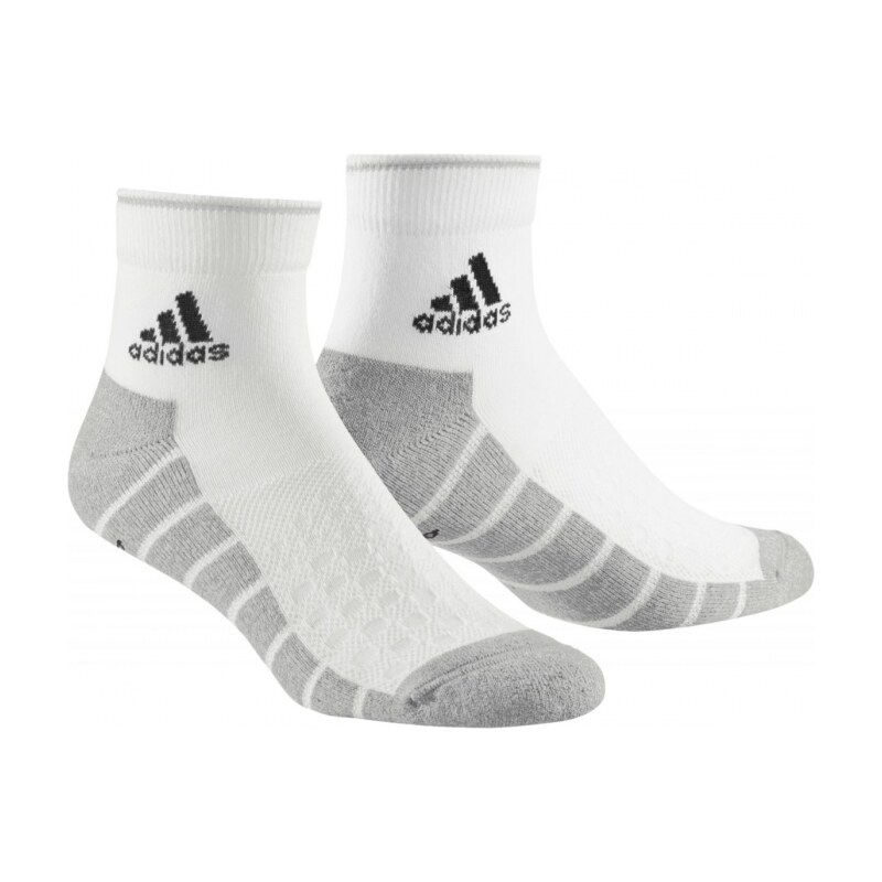 Ponožky adidas Performance C ANKLE 1PP (Bílá / Šedá / Černá)