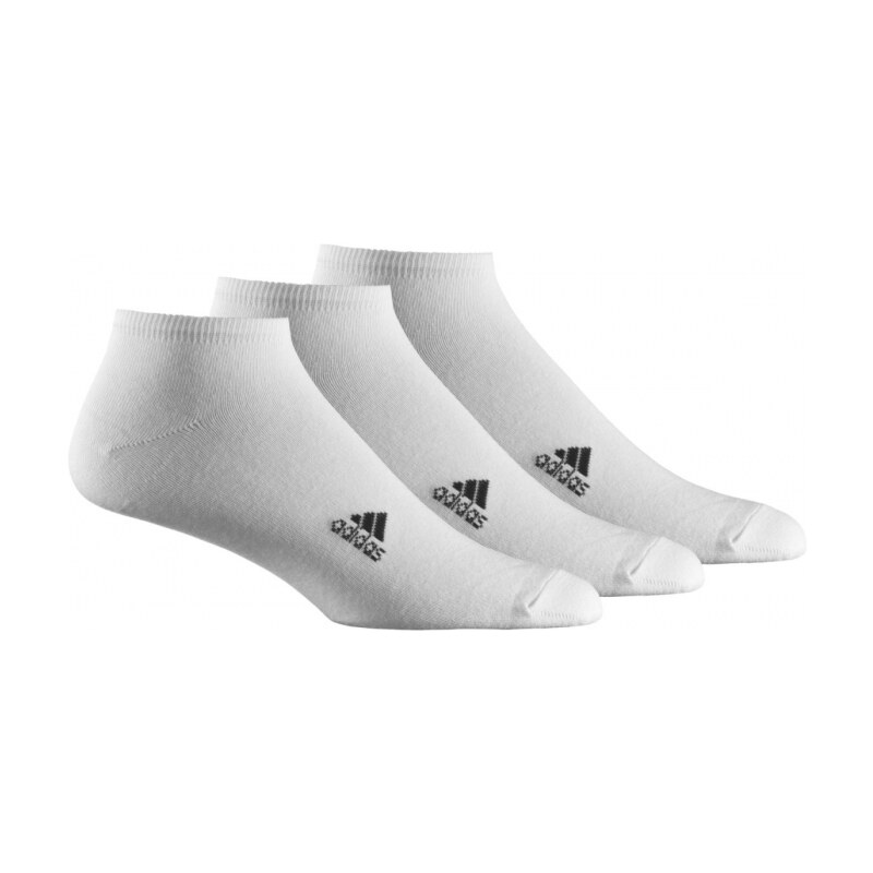 Ponožky adidas Performance LIN PLAIN T 3PP (Bílá / Černá)