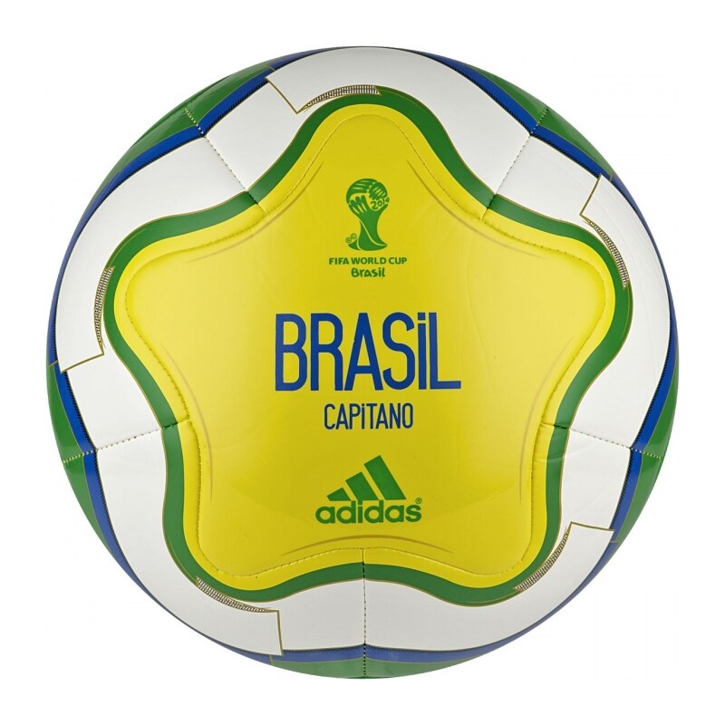 Fotbalový míč adidas Performance OLP 14 CAP BRA (Zelená)