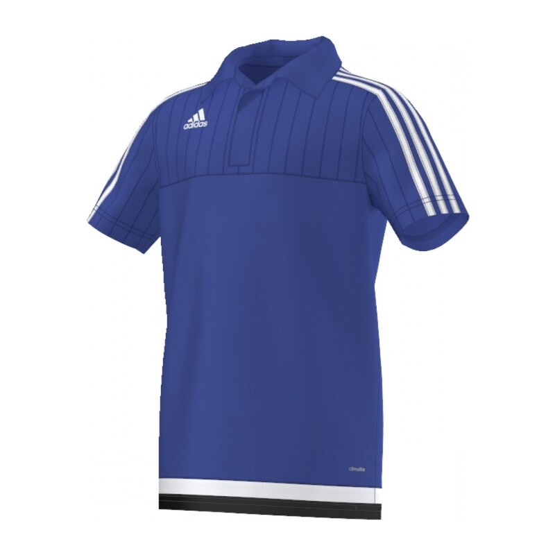 Tričko adidas Performance TIRO15 CL POL Y (Modrá / Bílá / Černá)