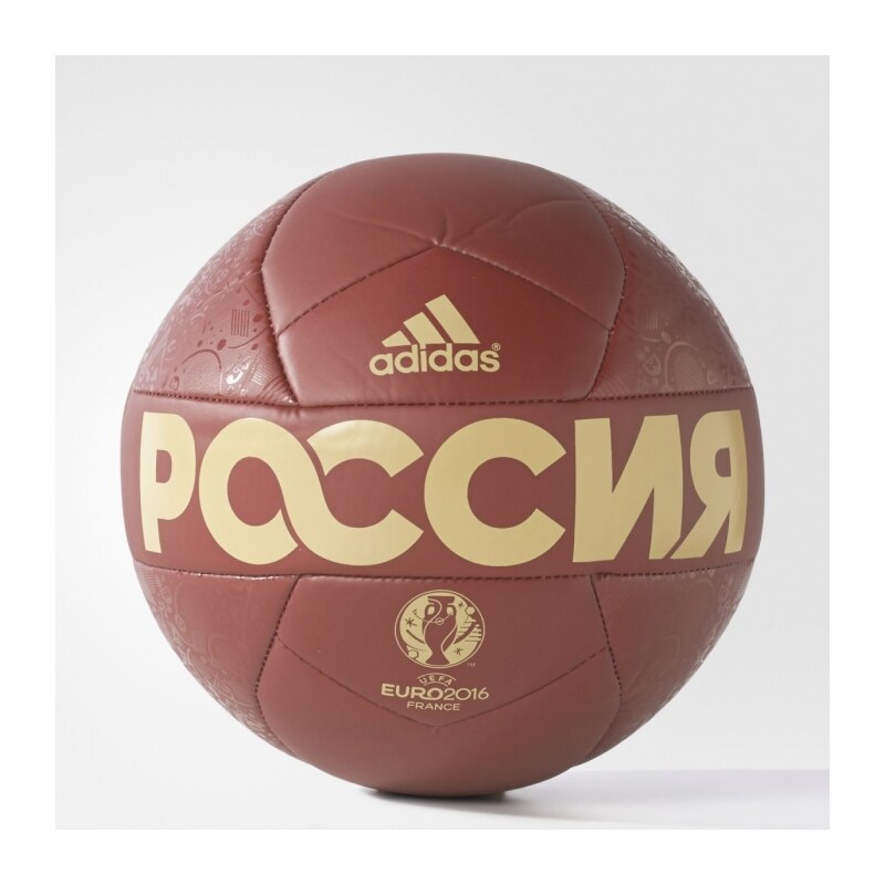 Fotbalový míč adidas Performance EURO16OLP RUS M (Červená)