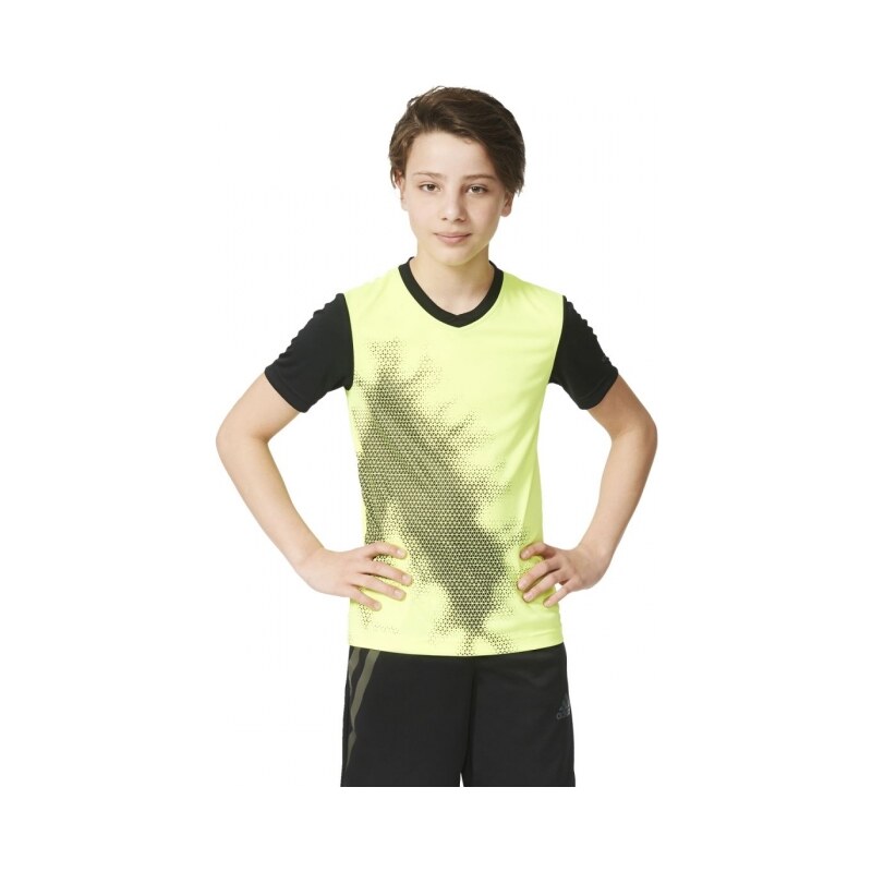 Tričko adidas Performance YB UF T B TEE (Žlutá / Černá)