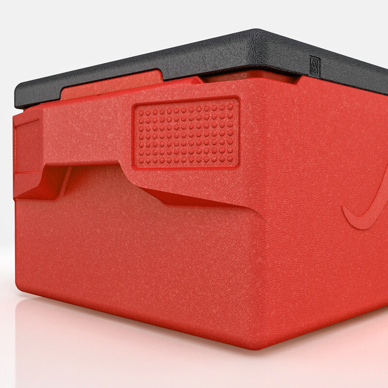 Termobox Professional plus GN1/1, 60x40x29cm, 39l, Kangabox Barva: červená