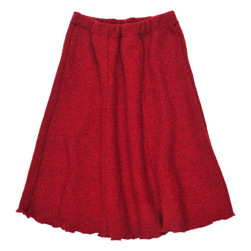Reiff SWING dámská sukně ze 100% vlny - červená rubin