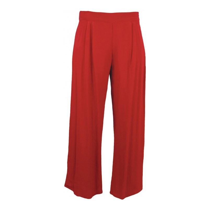 CREPE dámské kalhoty - červené Nomads