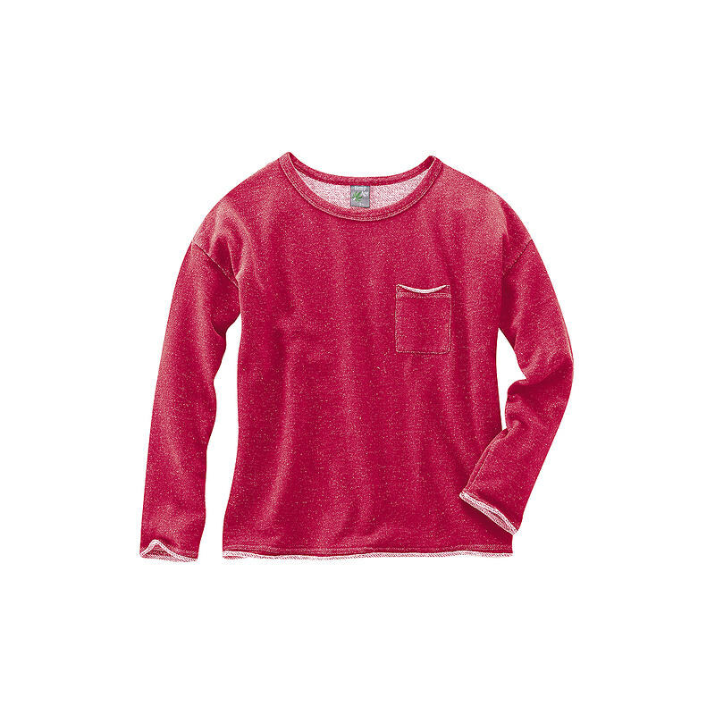 HempAge MANDY dámské triko s dlouhým rukávem z konopí a biobavlny - červená chilli - Velikost oblečení pro dospělé: XL
