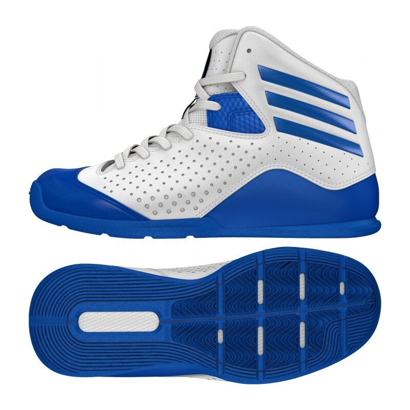 Basketbalové boty adidas Performance NXT LVL SPD IV K (Bílá / Modrá)