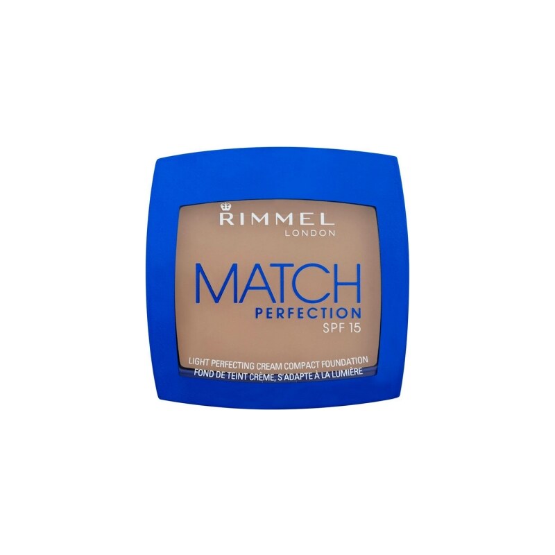 Rimmel London Match Perfection Compact Foundation SPF15 7 g makeup pro ženy 100 Ivory