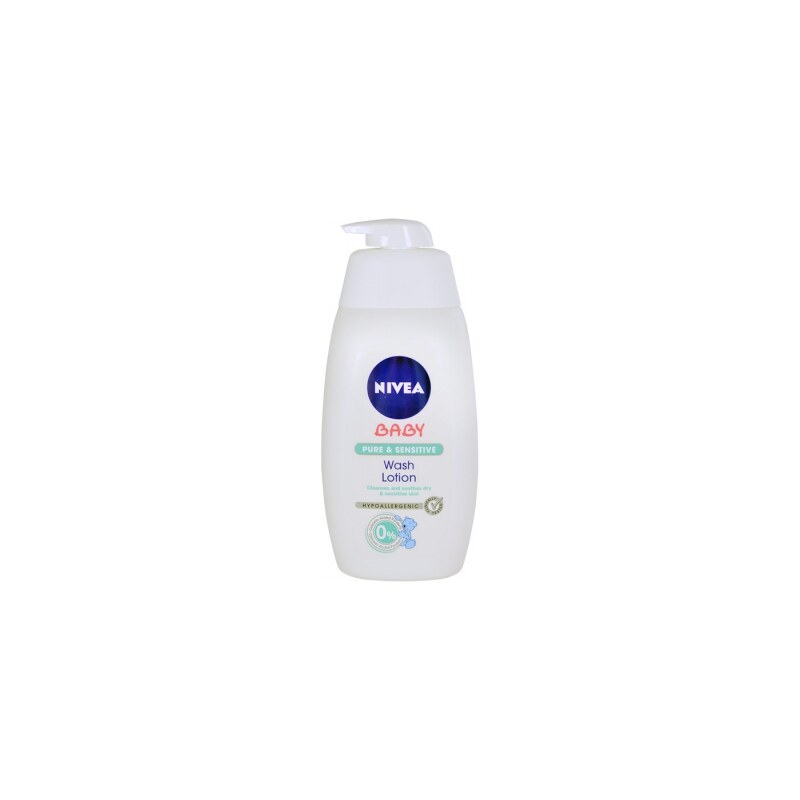 Nivea Baby Pure & Sensitive Wash Lotion 500 ml čisticí gel