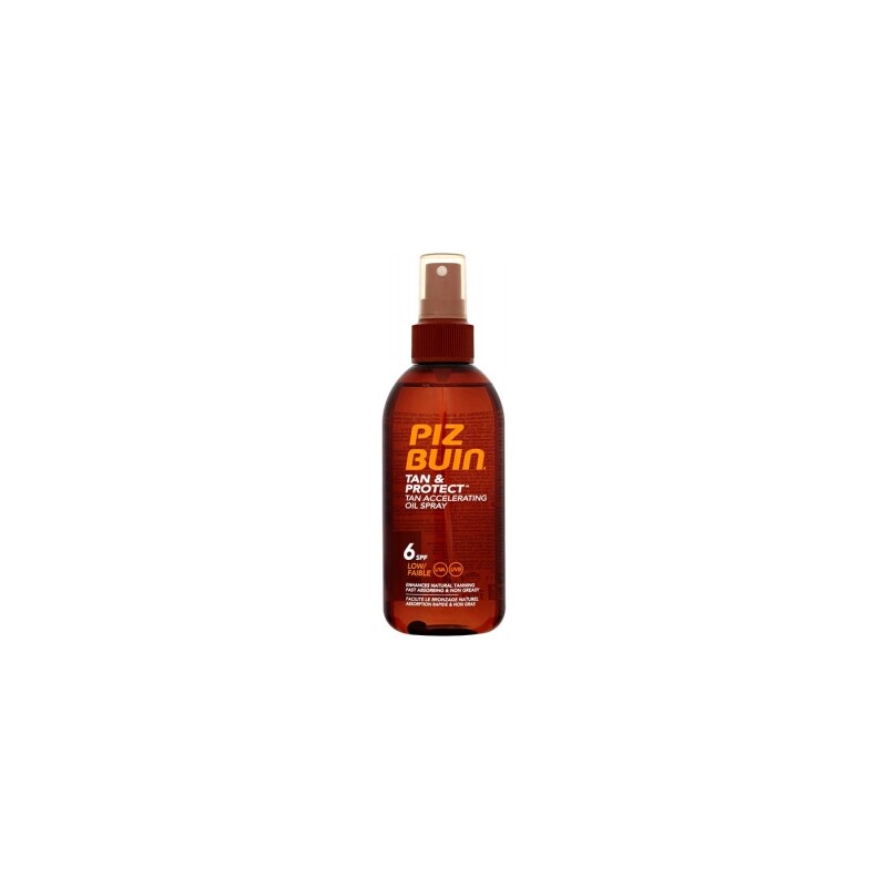 Piz Buin Tan & Protect Tan Accelerating Oil Spray SPF6 SPF6 150 ml opalovací přípravek na tělo pro ženy