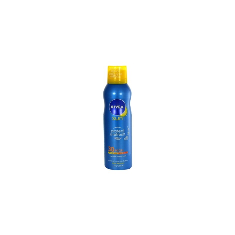Nivea Sun Protect & Refresh Refreshing Sun Spray SPF30 200 ml opalovací přípravek na tělo pro ženy