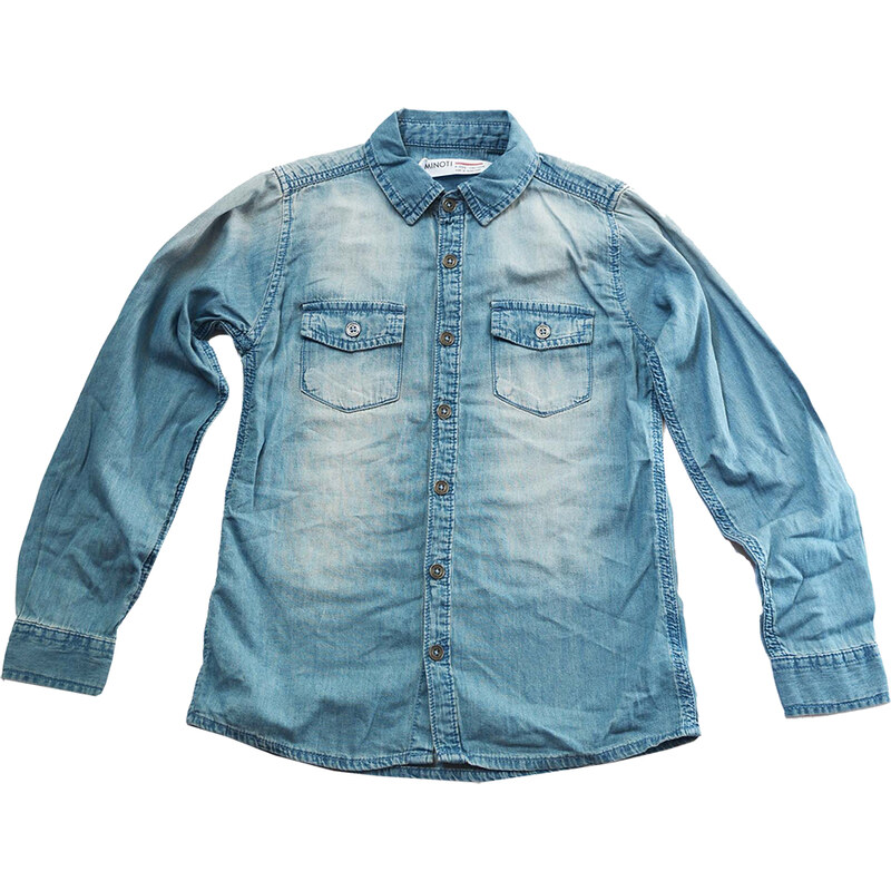 Minoti Chlapecká džínová košile Urban 3 - modrá