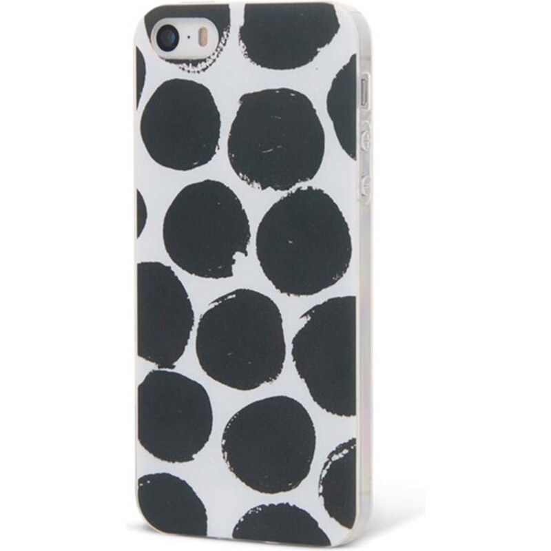 Černo-bílý ochranný kryt na iPhone 5/5S Epico Dotsie