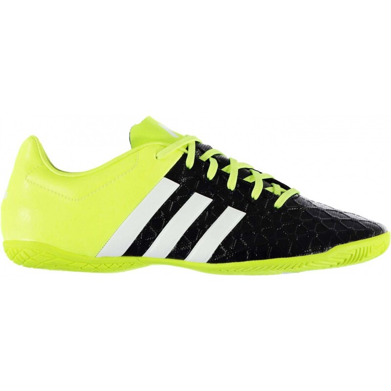 Adidas Ace 15.4 Mens Indoor Football Trainers, black/yellow