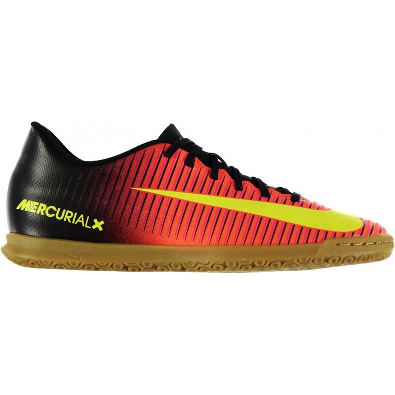 Nike Mercurial Vortex Mens IC Fotoball Trainers, crimson/volt