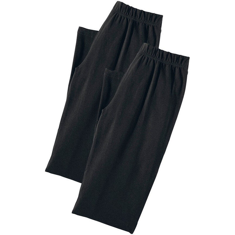 Capri kalhoty (2ks) 2x černá