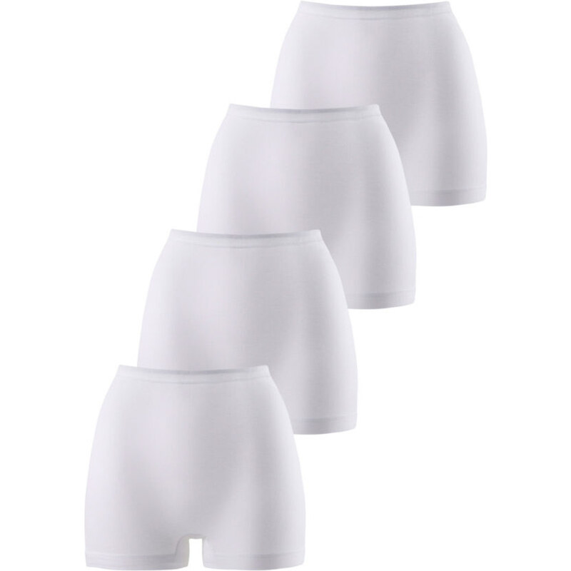 PETITE FLEUR Kalhotky s nohavičkami, (5 ks) 5x bílá