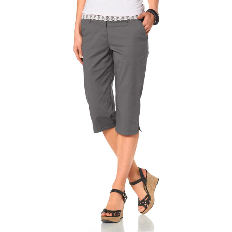 BOYSEN'S Capri kalhoty, Boysen's šedá - Normální délka (N)