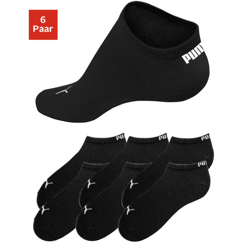 PUMA Nízké ponožky Puma (6 párů) 6x černá