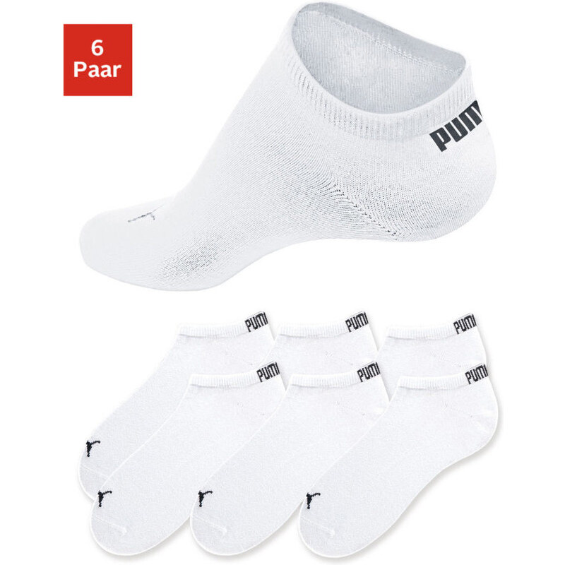 PUMA Nízké ponožky Puma (6 párů) 6x bílá
