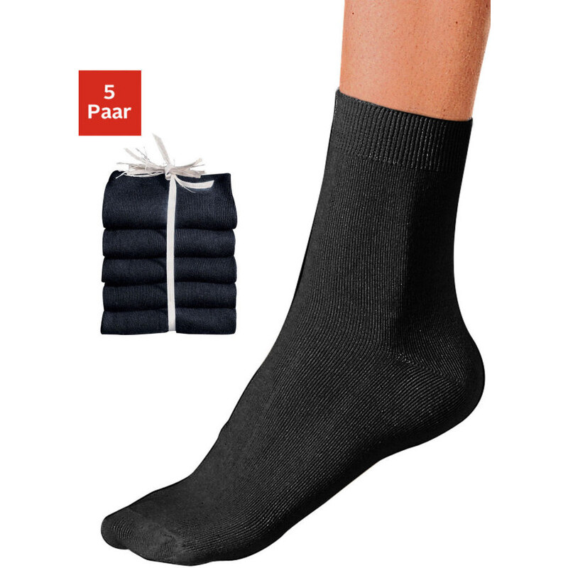 GO IN Dámské ponožky GO IN (5 párů) 5x černá