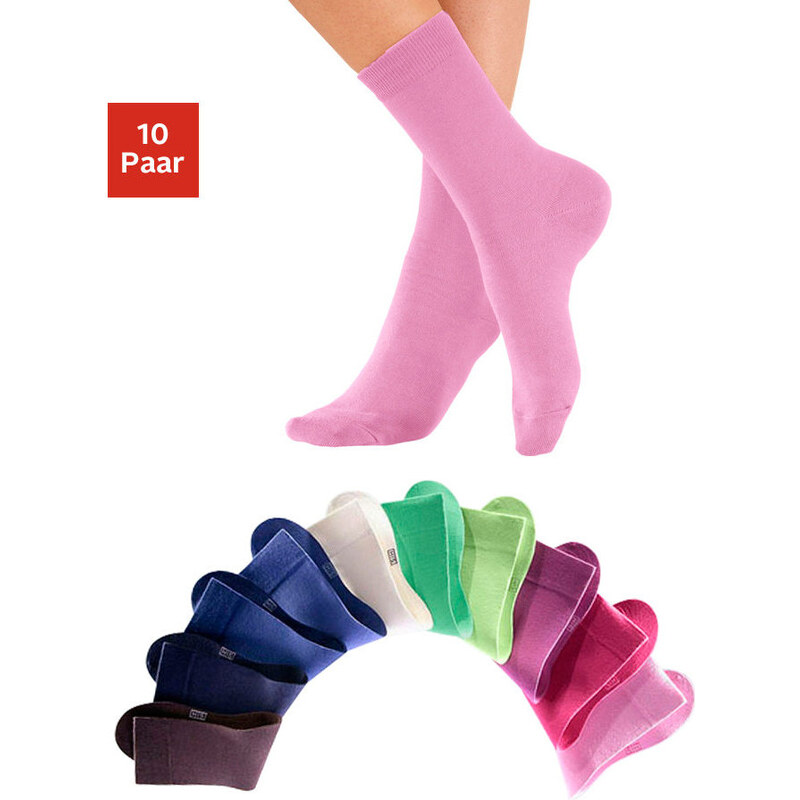 H.I.S Ponožky unisex, H.I.S (10 párů) 10x barevná