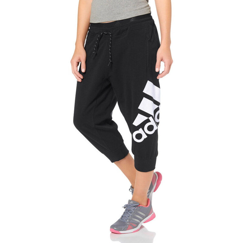 ADIDAS PERFORMANCE pumpkové kalhoty, adidas černá/bílá - Normální délka (N)