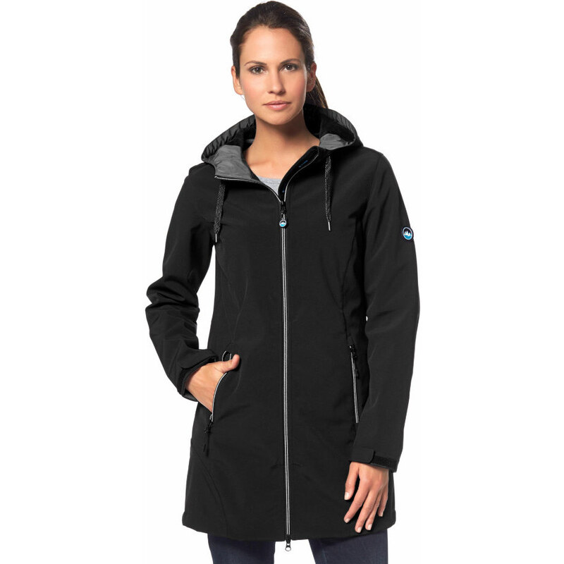POLARINO Softshellový kabát, Polarino černá - Normální délka (N)