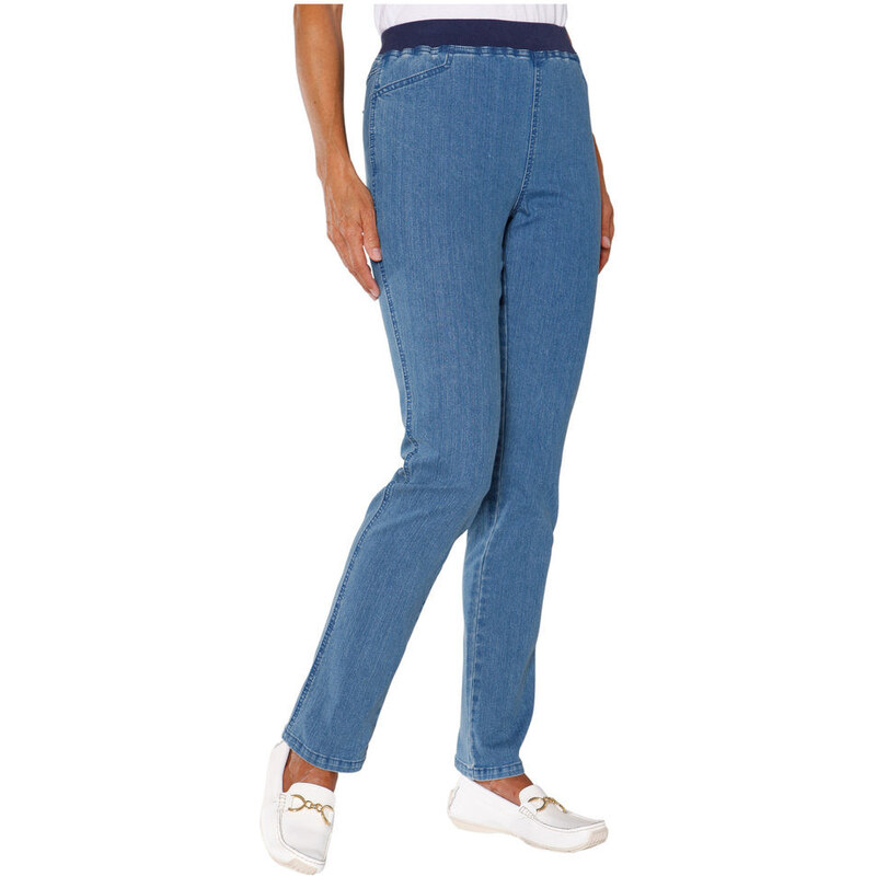 Kalhoty sepraná modrá - Normální délka (N)