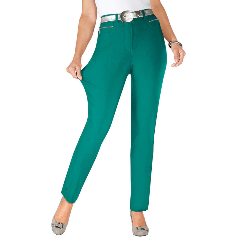 STEHMANN Kalhoty zelená - Extra krátká délka (EK)