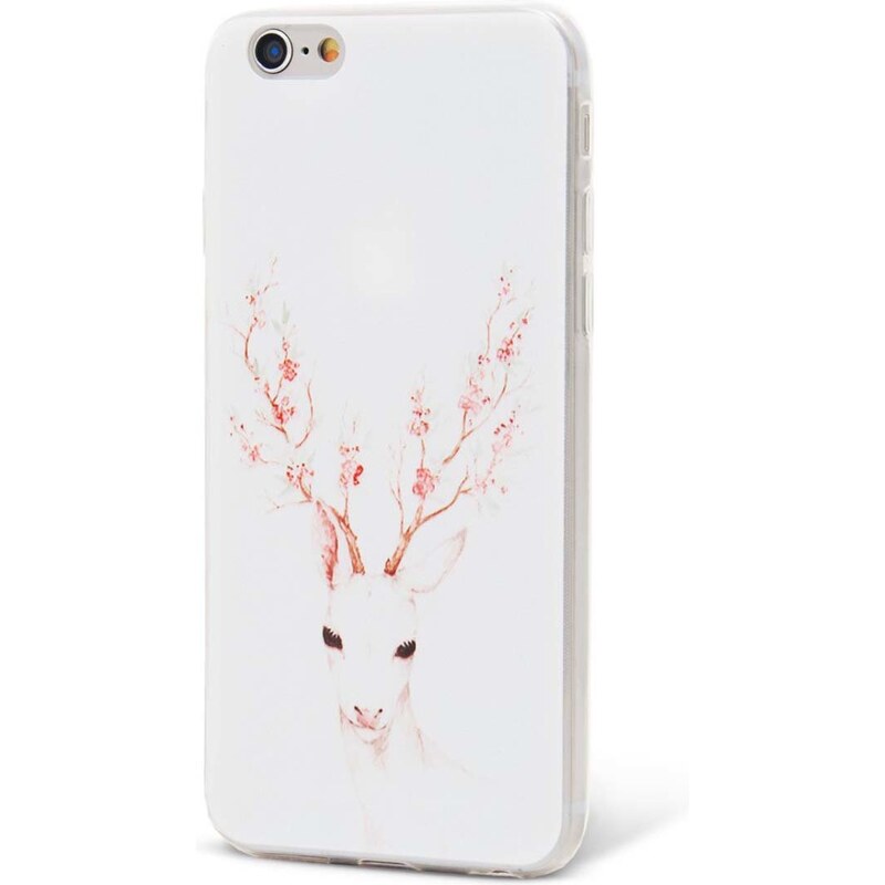 Bílý ochranný kryt na iPhone 6/6s Epico Deer