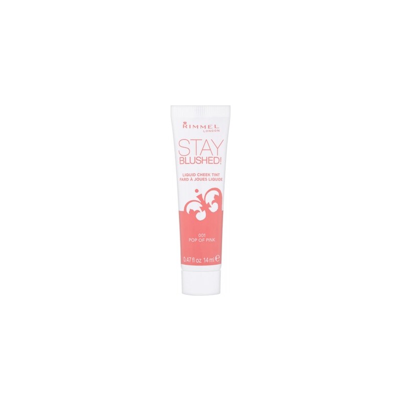 Rimmel London Stay Blushed! 14 ml tvářenka pro ženy 001 Pop Of Pink