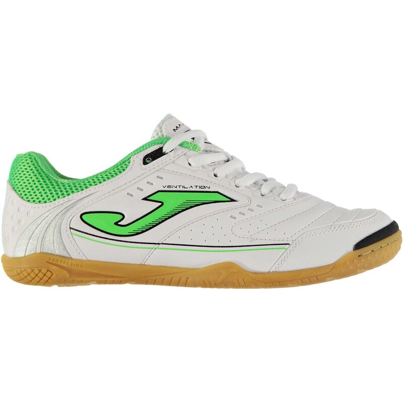 Joma Maxima Mens Indoor Football Trainers, white/flugreen