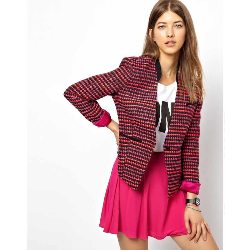 Paul by Paul Smith Blazer in Fluorescent Embroidered Fabric - Multi