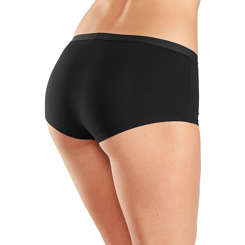 BENCH Sportovní kalhotky panty s knoflíkovou l bílá+šedý melír+černá