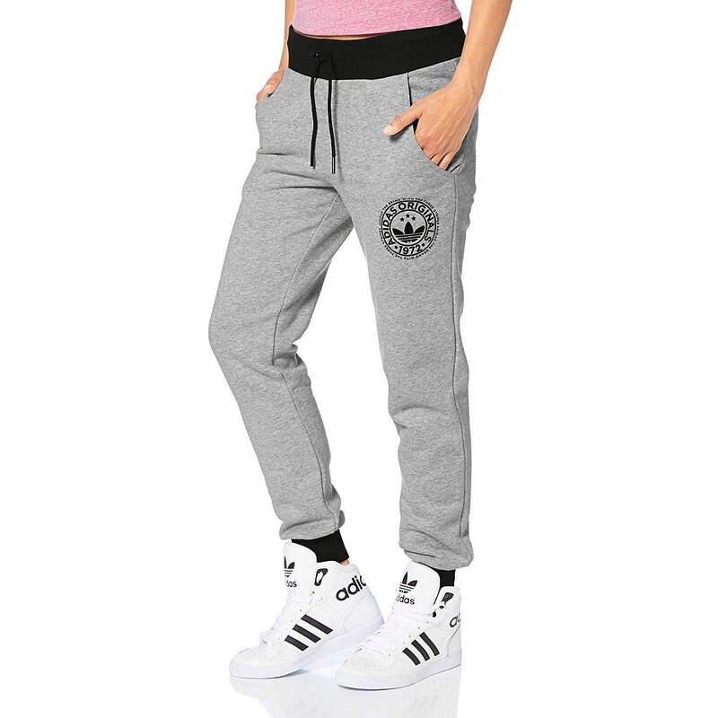 ADIDAS ORIGINALS Joggingové kalhoty Adidas Original šedá - Normální délka (N)